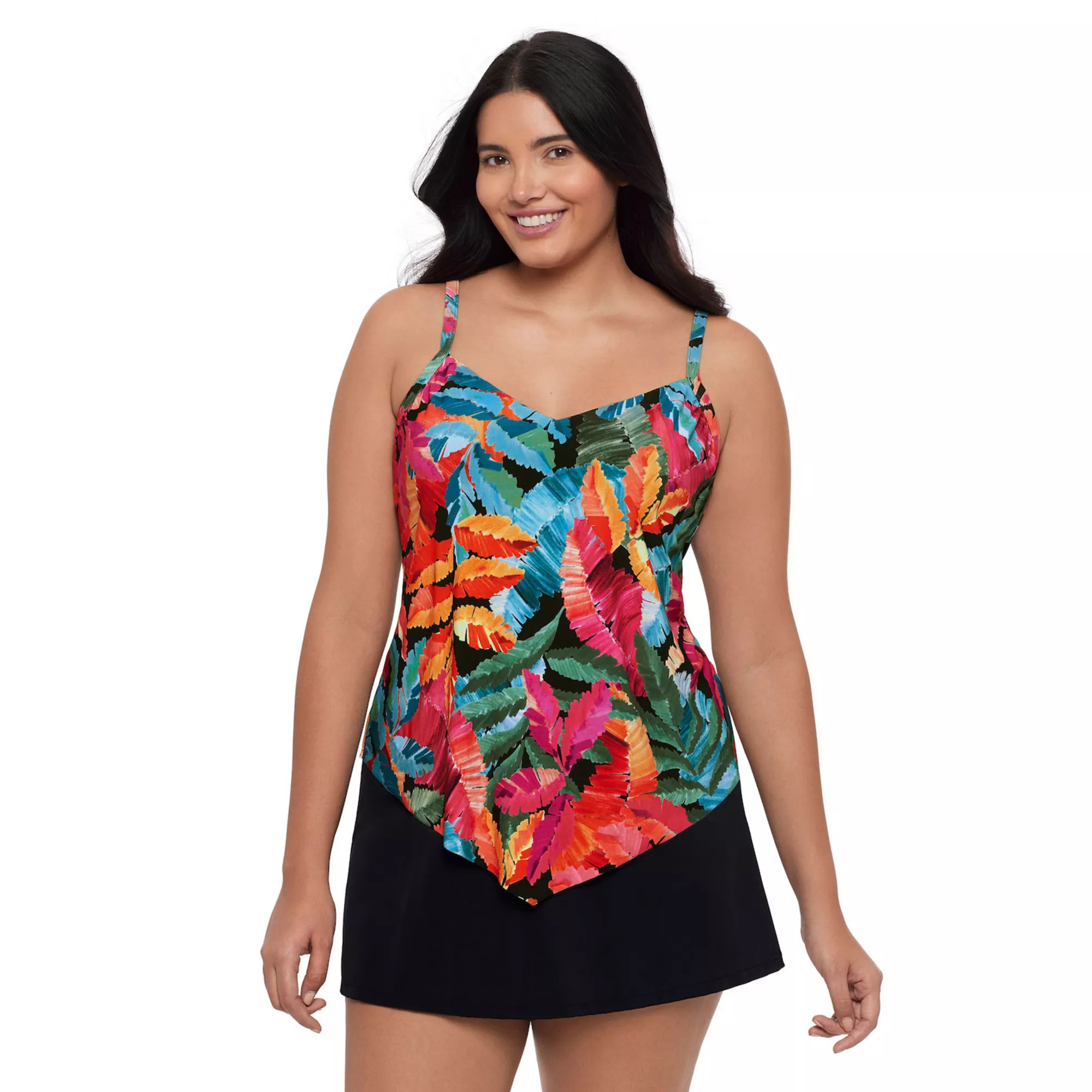 Women's Trimshaper Hank Tankini Top | Kohl's