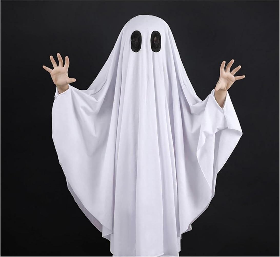 COSWE Ghost Halloween Costume;Ghost Costume for Women and Men ;Sheet Ghost Costumes;DIY Ghost Hoo... | Amazon (US)