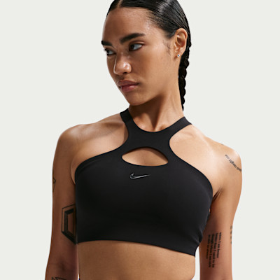 Nike Women's Universa Medium-Support Padded Sports Bra in Black | IO9335-010 | Nike (US)