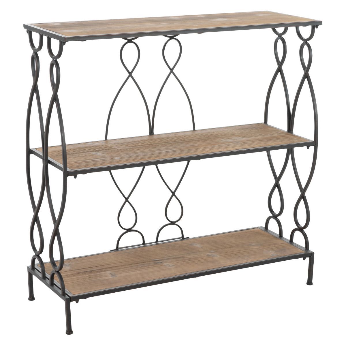 Marseille 34" 3-Shelf Rustic Bookcase - Natural - Christopher Knight Home | Target