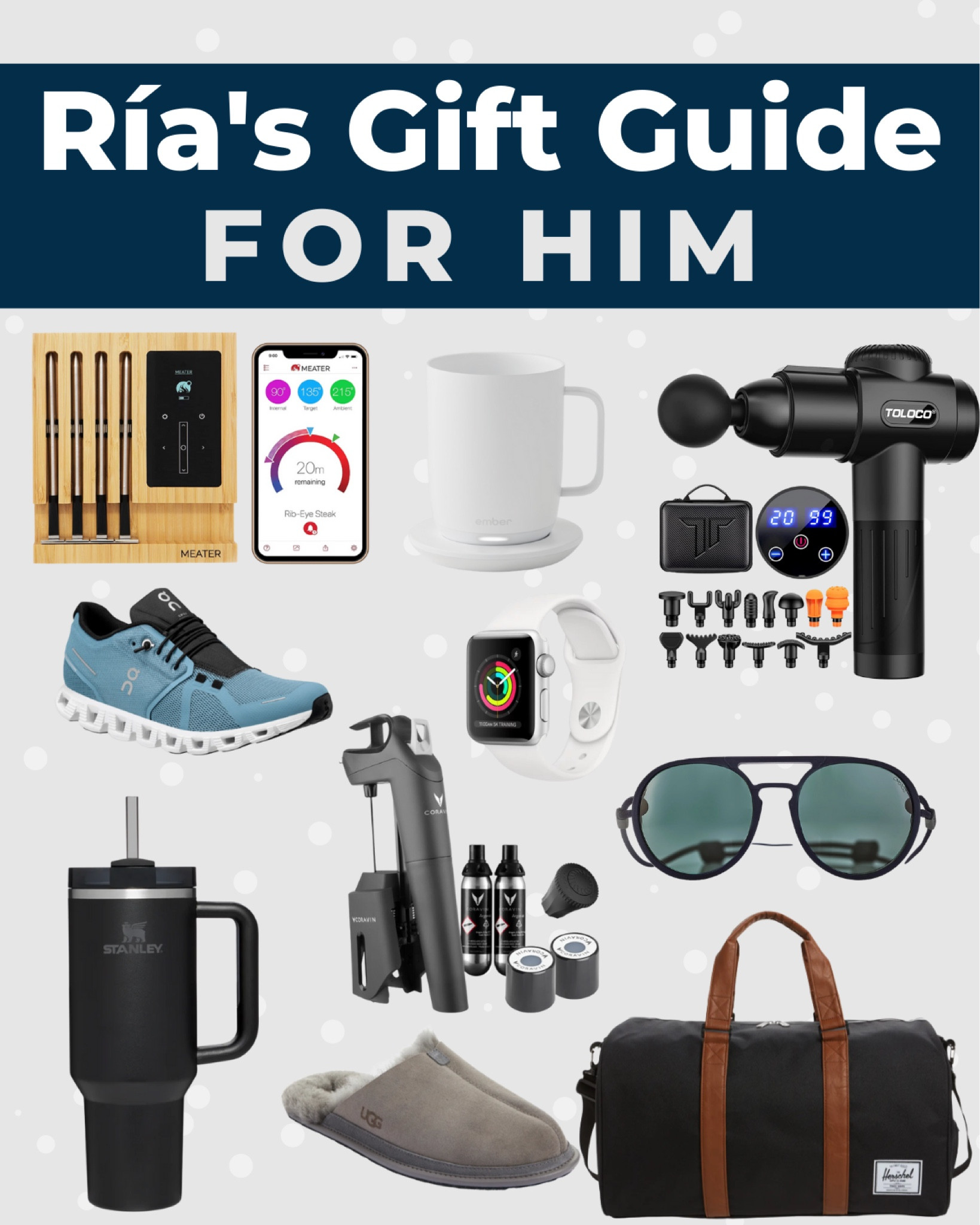Gift Ideas for Him - Gifts for Him - Gifts for Guys - Gifts for Men - Men’s gift - Gift Guide 

#LTKmens #LTKHoliday #LTKSeasonal