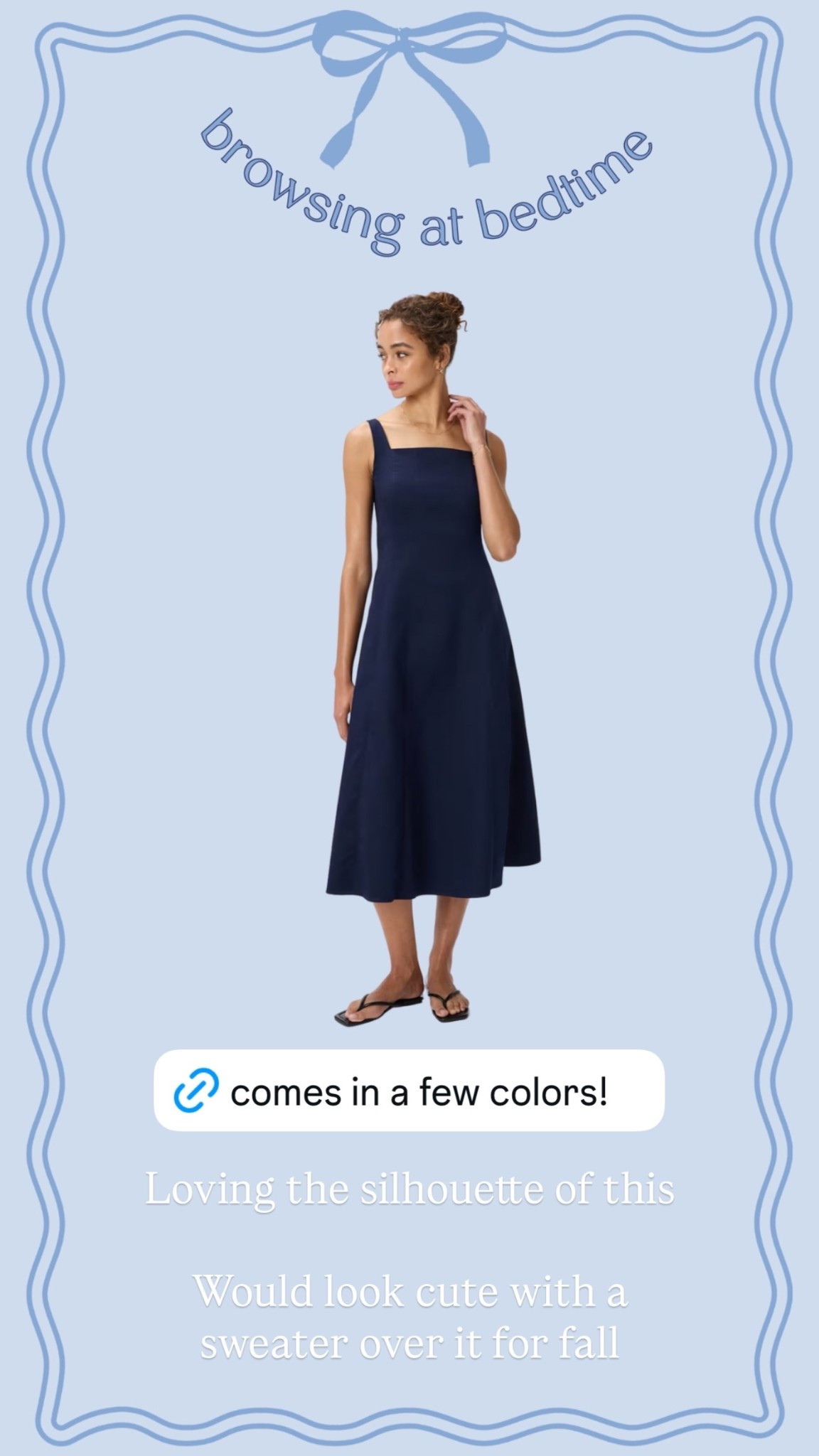 Loving the silhouette of this

Would look cute with a sweater over it for fall

#LTKStyleTip #LTKFindsUnder100 #LTKParties