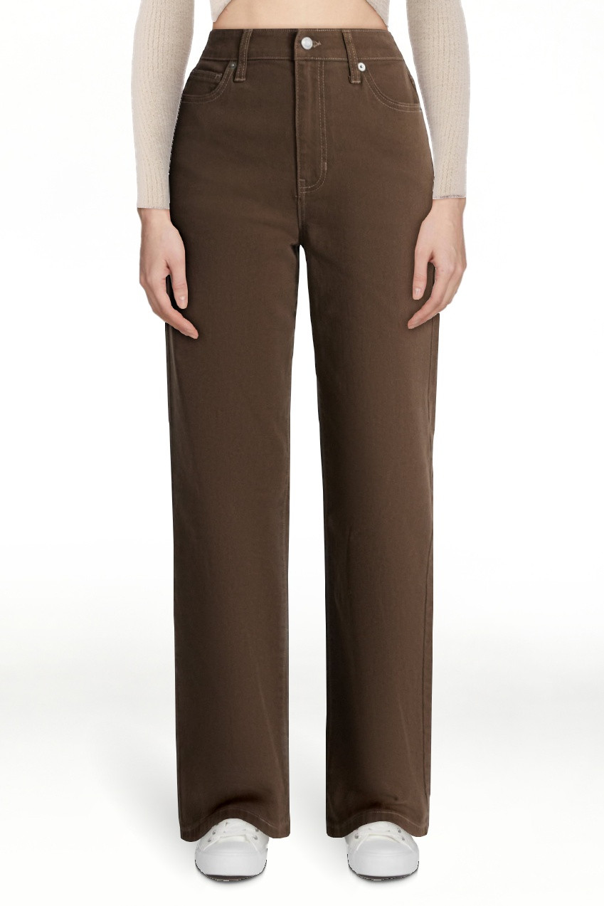 No Boundaries High Rise Baggy Wide Leg Jeans, 32'' Inseam, Women’s and Women's Plus | Walmart (US)