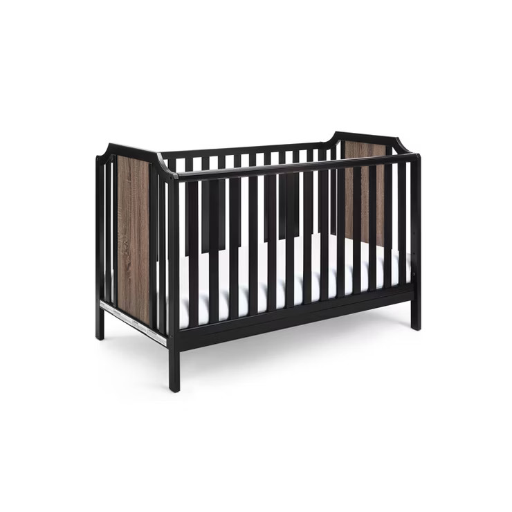 Suite Bebe Brees 3-in-1 Convertible Island Crib - Black/Brownstone | Target