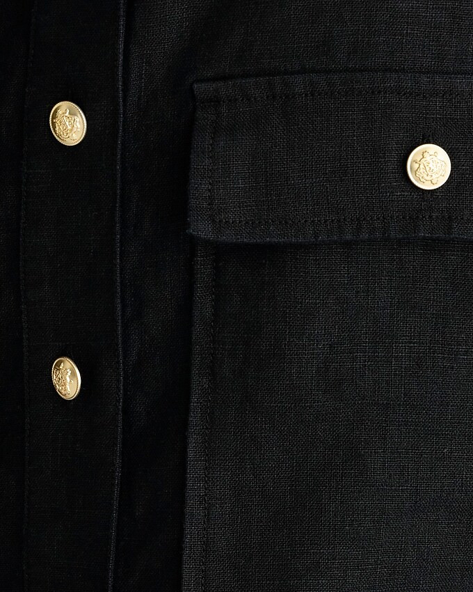 Gamine shirtdress in linen | J. Crew US