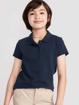 Uniform Pique Polo Shirt for Girls | Old Navy (US)