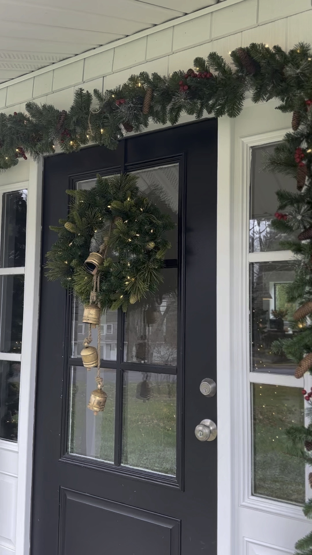 Holiday Front  Porch Decor

#frontporch #christmasporch #christmasdecor #porch #porchdecor #doormat #christmasdoor #holidaydecor #holidaydecorating #holidayideas #curbappeal #doordecor #holidaydoor #wreath #garland #pinetrees #holidaydoor #frontdoordecor #lightedtrees #lightedgarland #lightedwreath #holidaybells #hangingbells

#LTKsalealert #LTKhome #LTKSeasonal