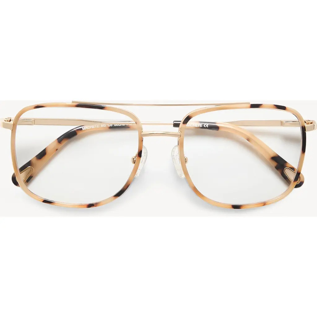 MACHETE Amelia Glasses in Blonde Tortoise at Nordstrom, Size +3.00 | Nordstrom