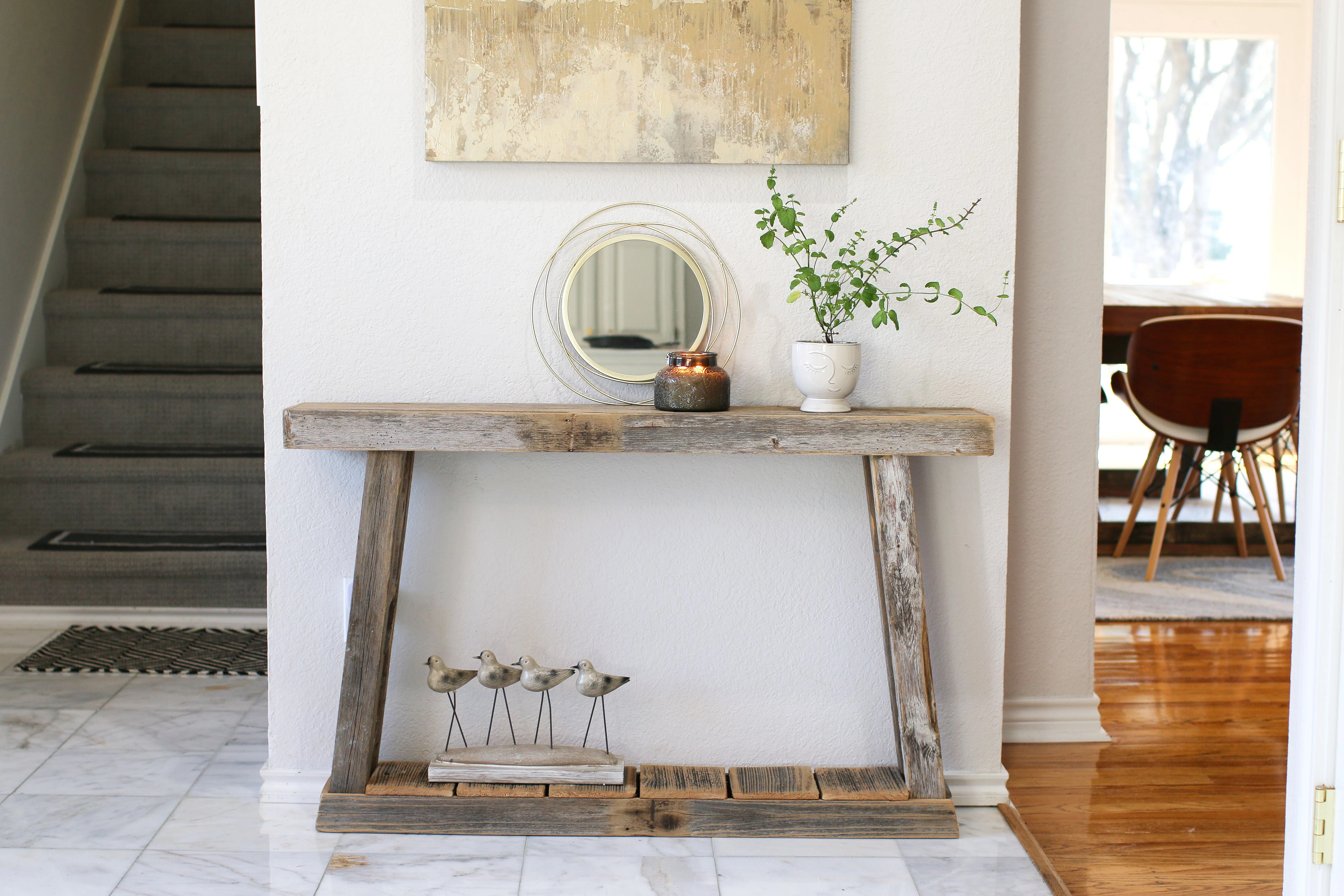 Cletha 46'' Solid Wood Console Table | Wayfair North America