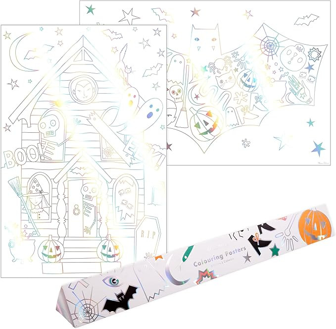 Meri Meri Halloween Coloring Posters (Pack of 2) | Amazon (US)