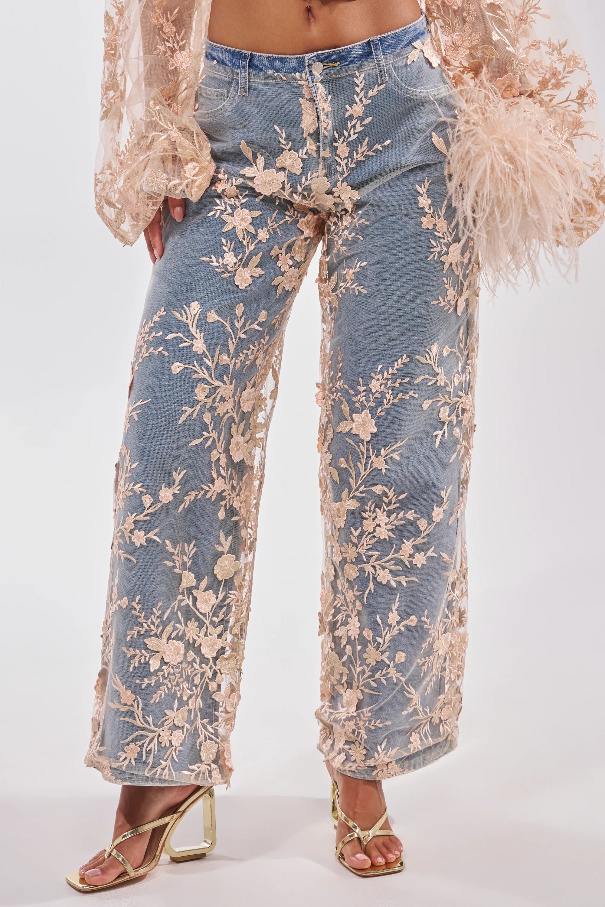 FLY AWAY WITH ME FLORAL DENIM | AKIRA