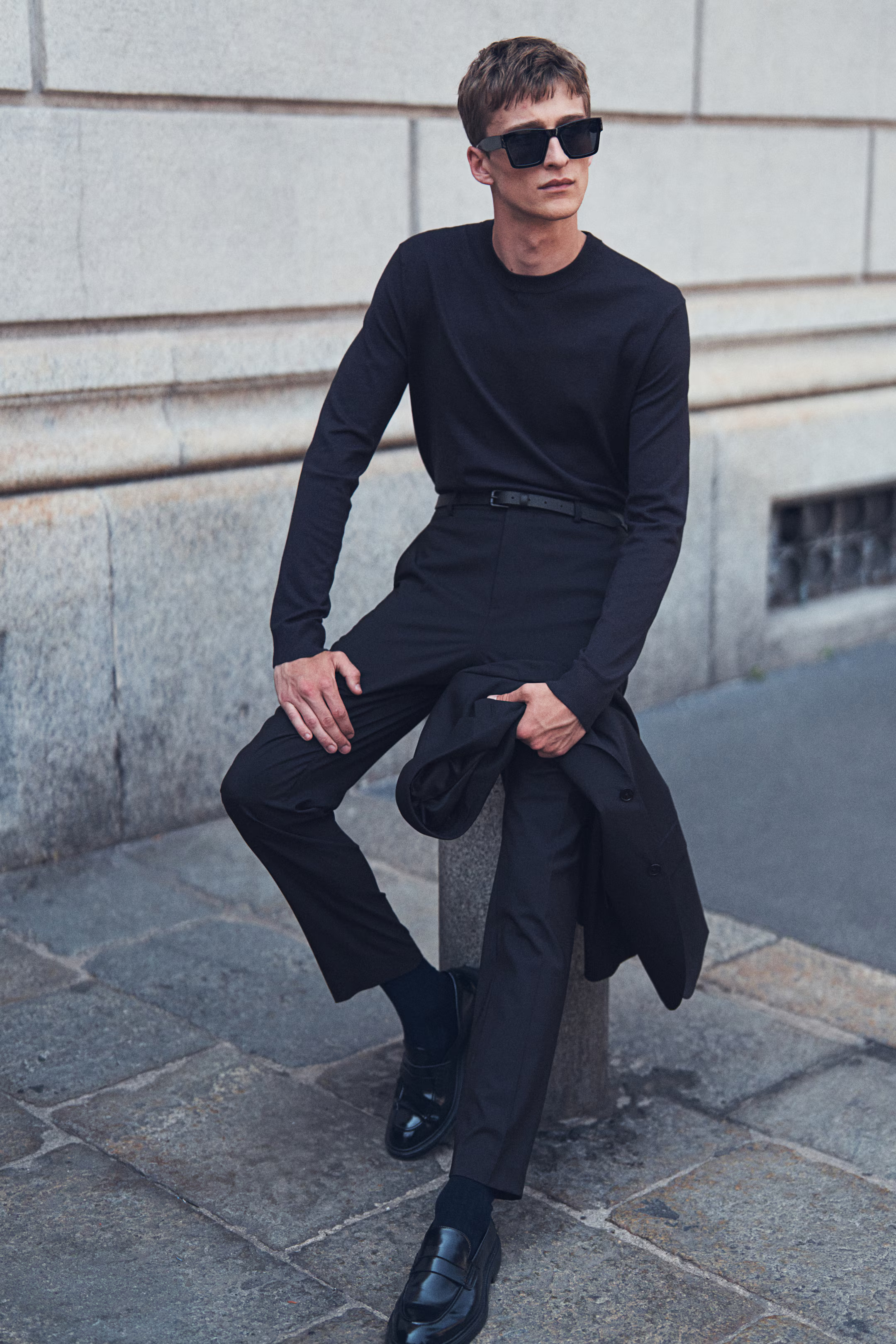 Slim Fit Fine-Knit Sweater | H&M (US + CA)