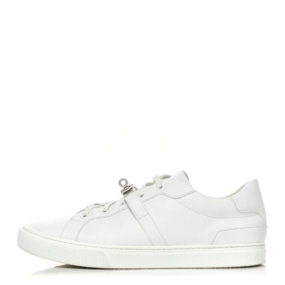 Calfskin Mens Day Sneakers 45 White | FASHIONPHILE (US)