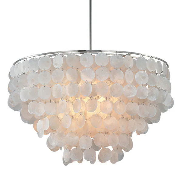 Polished Nickel 6-light Pendant - Polished Nickel | Bed Bath & Beyond