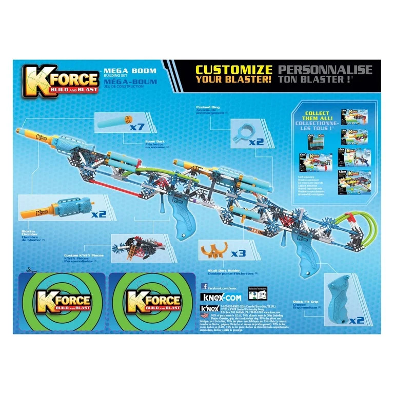 Knex K-force Mega Boom Building Set - Walmart.com | Walmart (US)