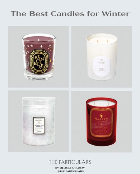 The best candles for winter! 

Home decor, home scents, holiday candles, luxury candle, gift ideas, gift guide, gifts for her, gifts for mom, gifts for friends, gifts for in-laws, luxury gifts, gifts under 100

#LTKHoliday #LTKGiftGuide #LTKhome