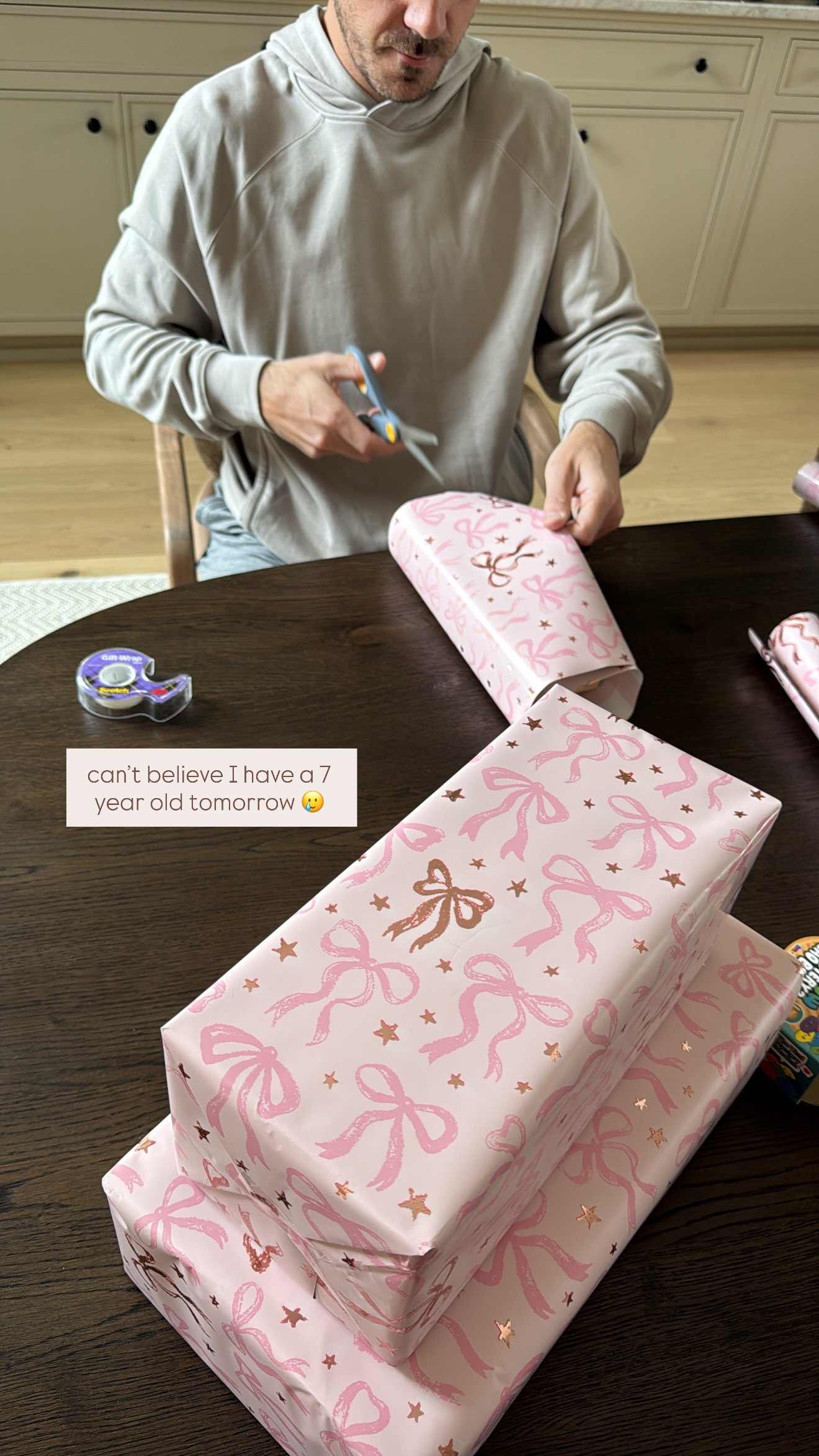 This is the cutest bow wrapping paper and it's under $10!  

 #LTKBaby #LTKKids