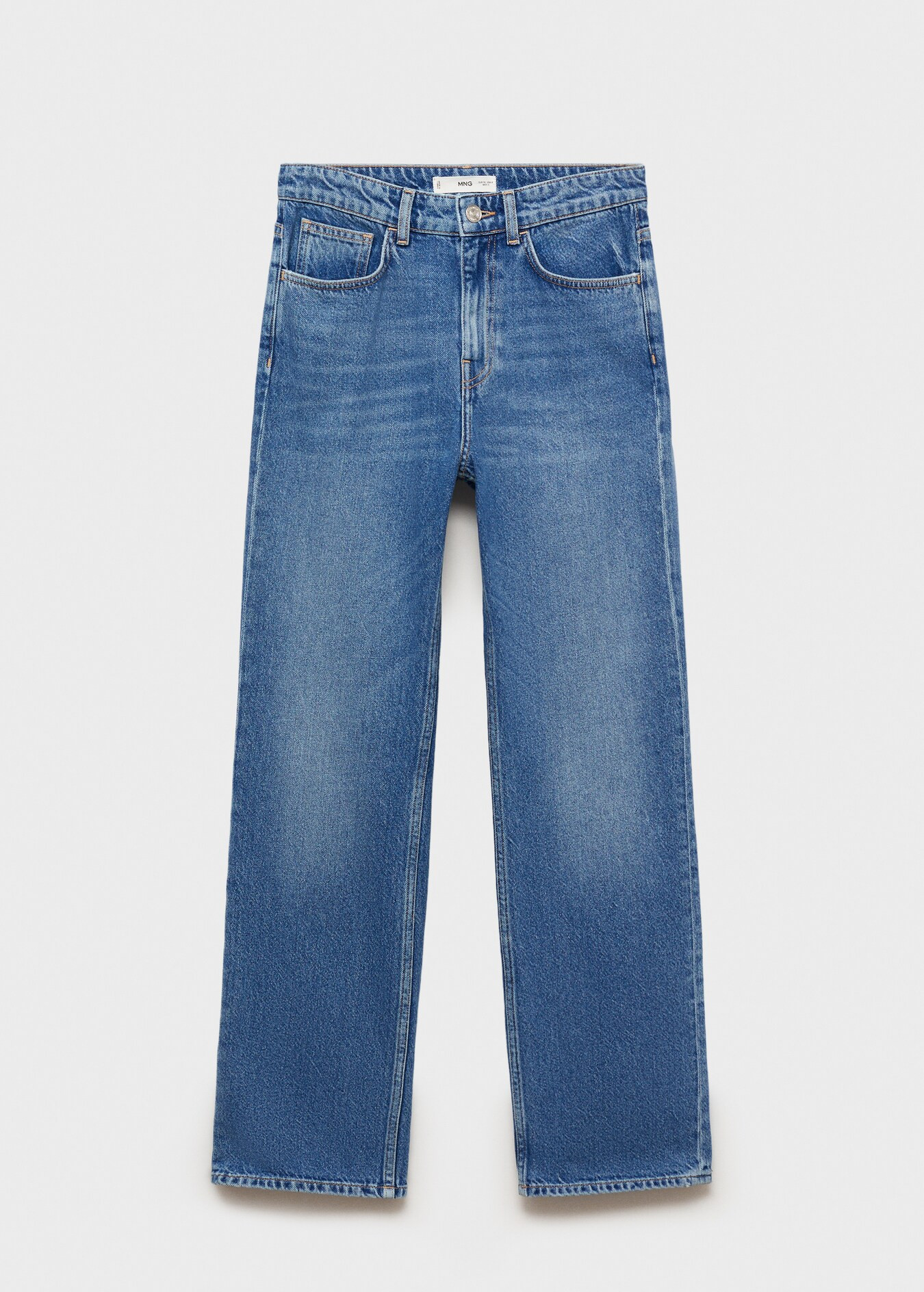 Gerade Jeans Matilda mit mittlerer Bundhöhe - Damen | MANGO Deutschland | Mango EU