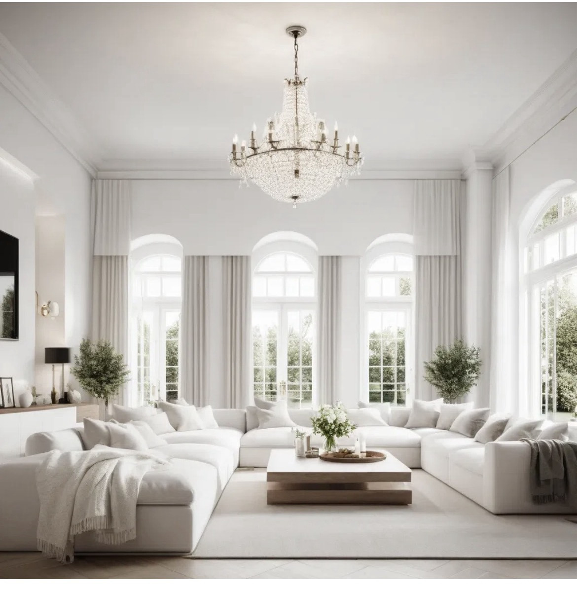 Featured Room: Grand Luxury Living Room

A refined living room with sculptural seating, oversized architectural windows filling the space with natural light, and a dramatic crystal chandelier. Curated with designer furniture, statement art, and layered textures for an elevated interior.

#LTKhome
#LTKinteriors
#luxuryinteriors
#modernlivingroom
#interiorinspiration
#statementlighting
#designerstyle
#curatedhome
#eleganthome


#LTKHome #LTKvlog #LTKSeasonal