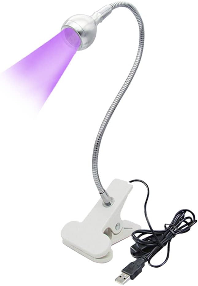 Amazon.com: USB 3W LED UV Ultraviolet Phone Glue Curing Lamp,UV Led Nail Lamp for Gel Nails,Porta... | Amazon (US)