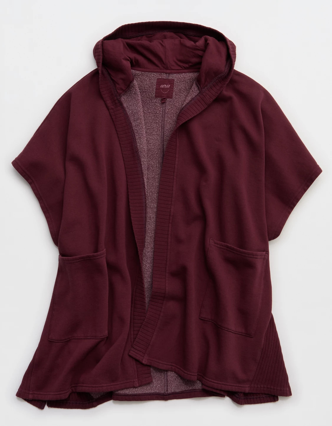 Aerie Hooded Fleece Cape | Aerie