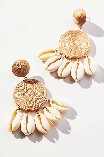 Lake Life Preppy Circle Drop Earrings | Anthropologie (US)