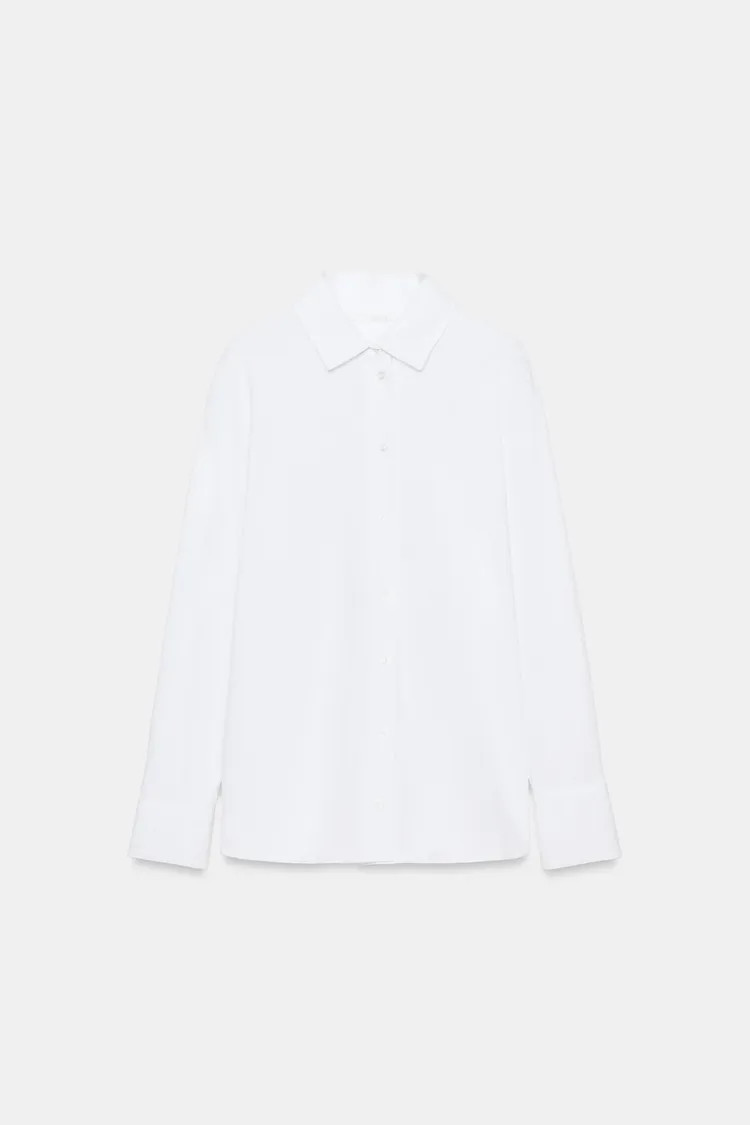 100% COTTON BUTTON-UP SHIRT | Zara NL
