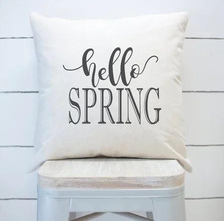 Trinx Hello Spring Square Pillow Cover | Wayfair North America