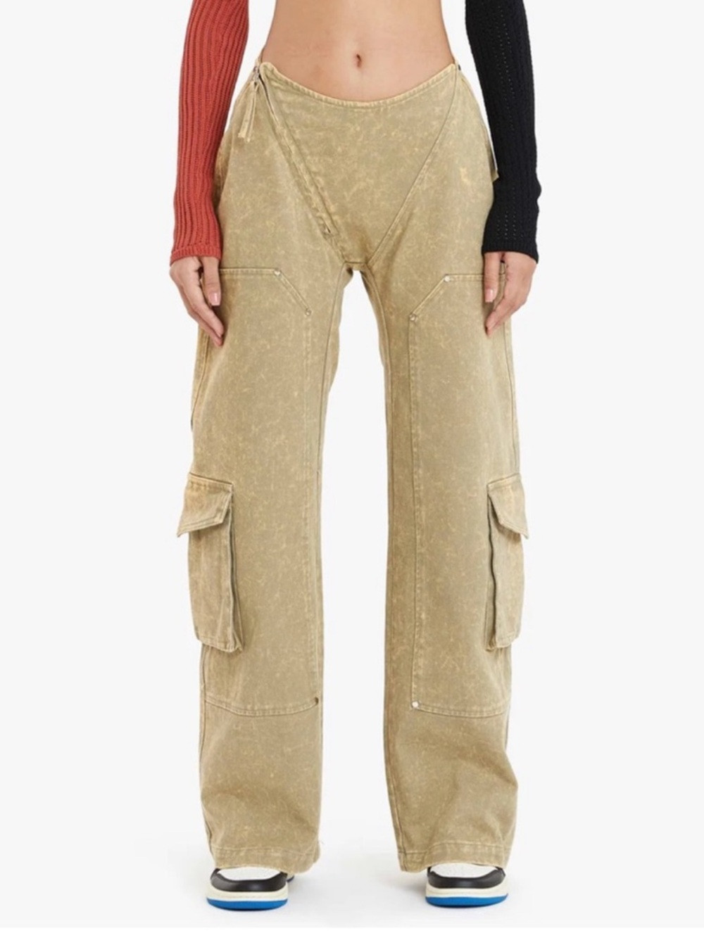 RUVE korl cargo Pants Sage Wide Leg Y2K Streetwear NWT size Medium | Poshmark