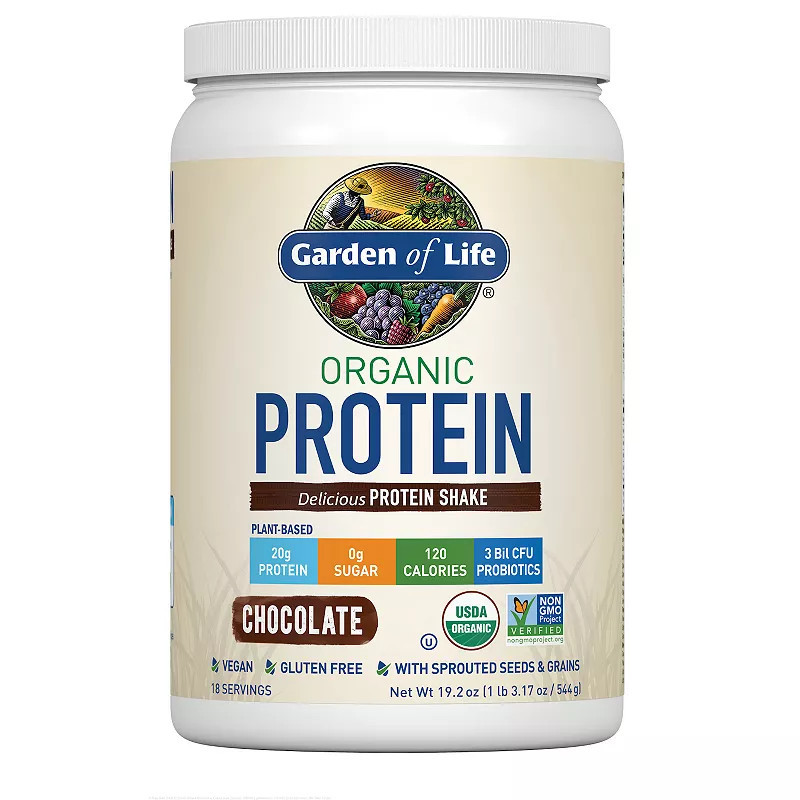 Garden of Life Organic Protein Powder - Chocolate, Brown | Kohl's