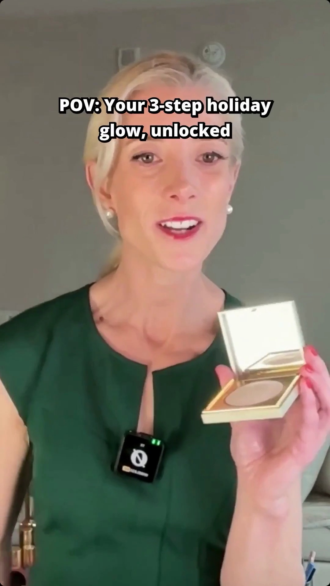 POV: holiday party makeup glow! Shop my LTK finds under 50 for a fresh LTK beauty look. I am addicted to these highlighters by Stila cosmetics. I wear kitten and opulence most. LTK grwm live on TikTok live shopping! 

#LTKgrwm #LTKBeauty #LTKFindsUnder50