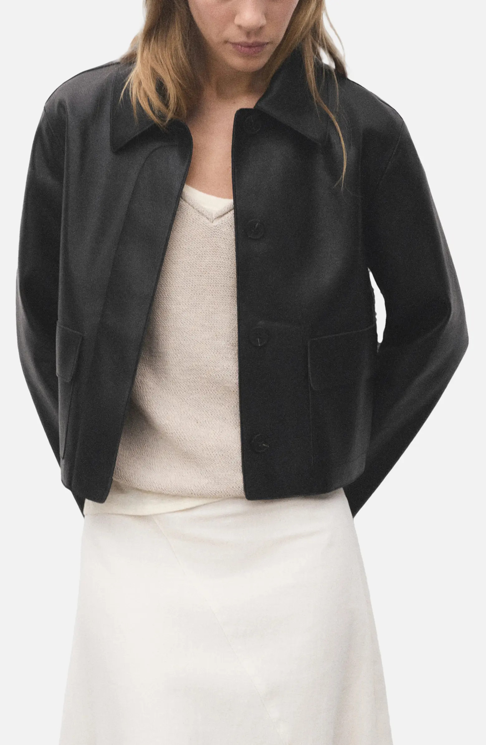 Sabina Faux Leather Jacket | Nordstrom