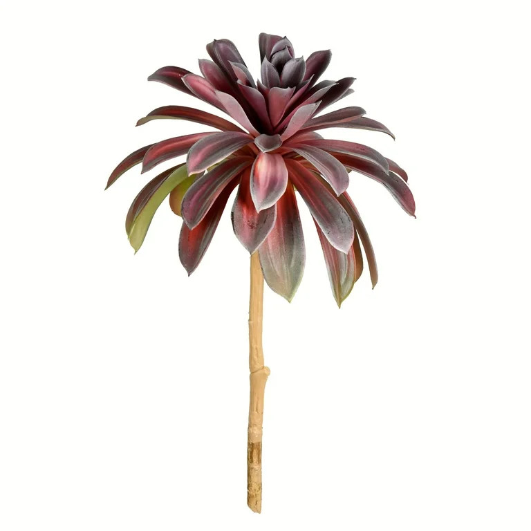 Vickerman 16" Artificial Red Succulent Stem. | Walmart (US)