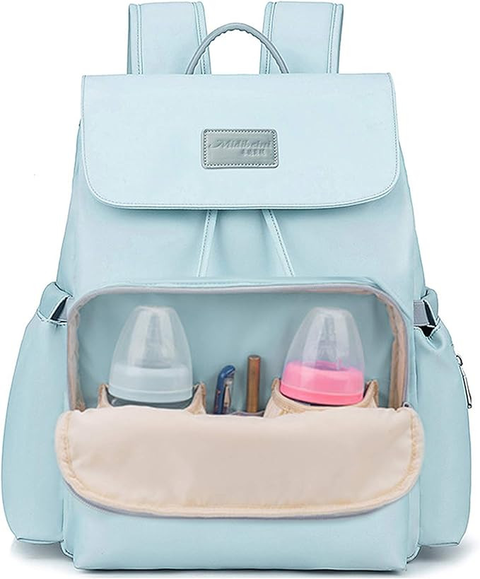 Diaper Bag Backpack for Mom Waterproof Nylon Maternity Baby Nappy Changing Bag | Amazon (US)
