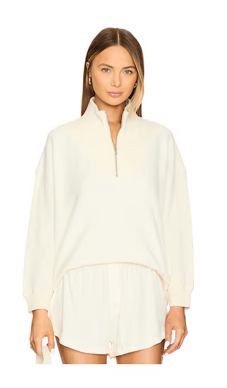 The Slouch Trail Sweatshirt in Washed White | Revolve Clothing (Global)