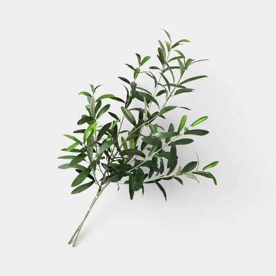27" Artificial Olive Stem Leaf Sprays - Threshold™ | Target