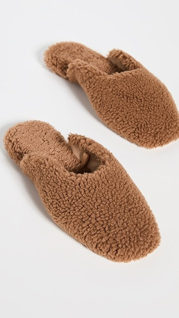 Brown Shearling Slippers | Shopbop