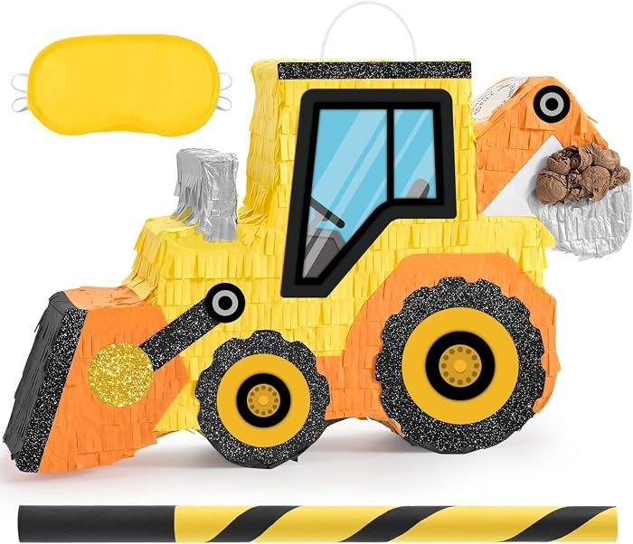 WERNNSAI Construction Pi\u00f1ata, Construction Party Supplies, Dump Truck | Amazon (US)