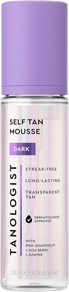 Tanologist Self Tan Mousse- Dark, Fast-Developing, Transfer-Proof Clear Self Tanner For Face & Bo... | Amazon (US)