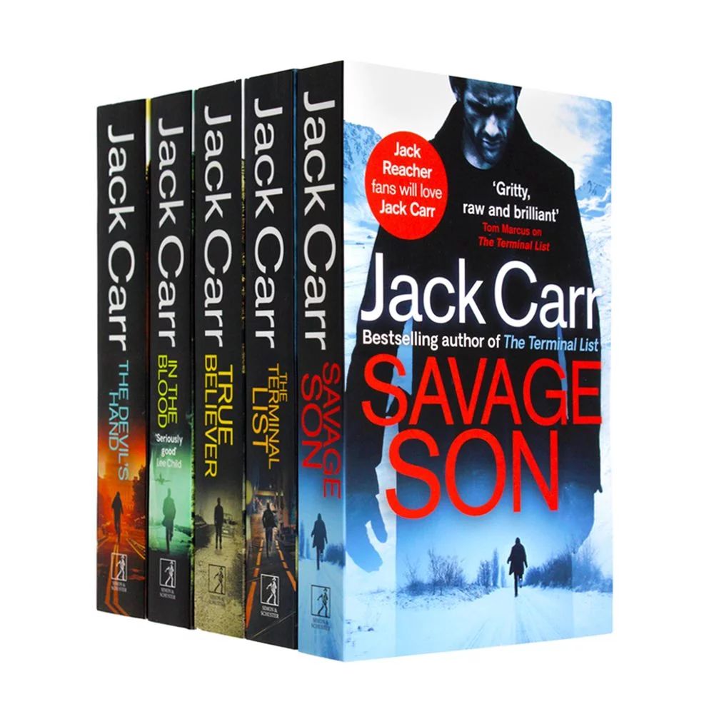 Jack Carr James Reece Series 5 Book Set Collection (In the Blood, The Devils Hand, The Terminal l... | Walmart (US)