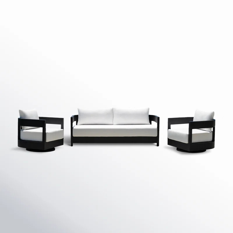 Everlee 3 - Piece Sofa Seating Group with Sunbrella Cushions | Wayfair North America