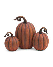 Outdoor Safe Connected Pumpkin Trio | Pillows & Decor | Marshalls | Marshalls