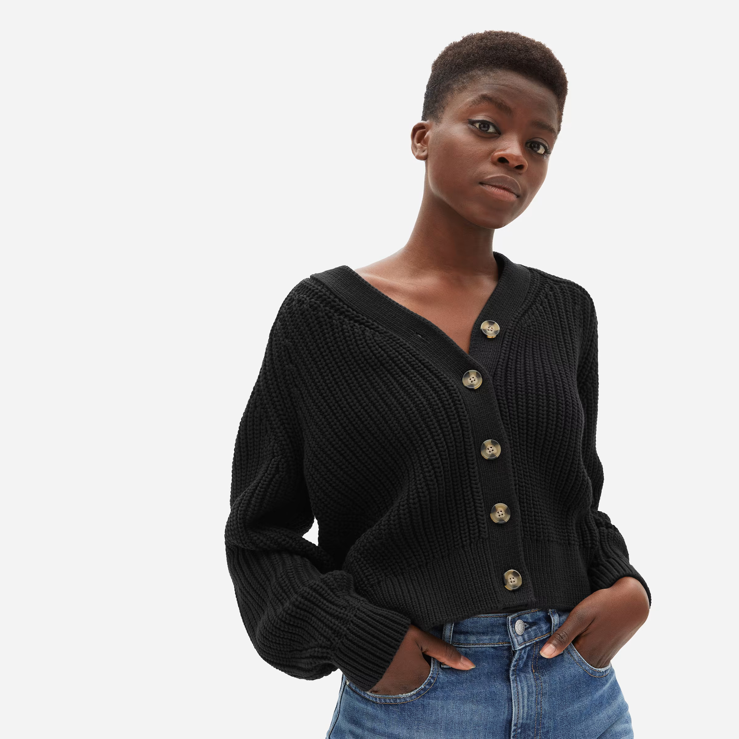 The Texture Cotton Cardigan | Everlane