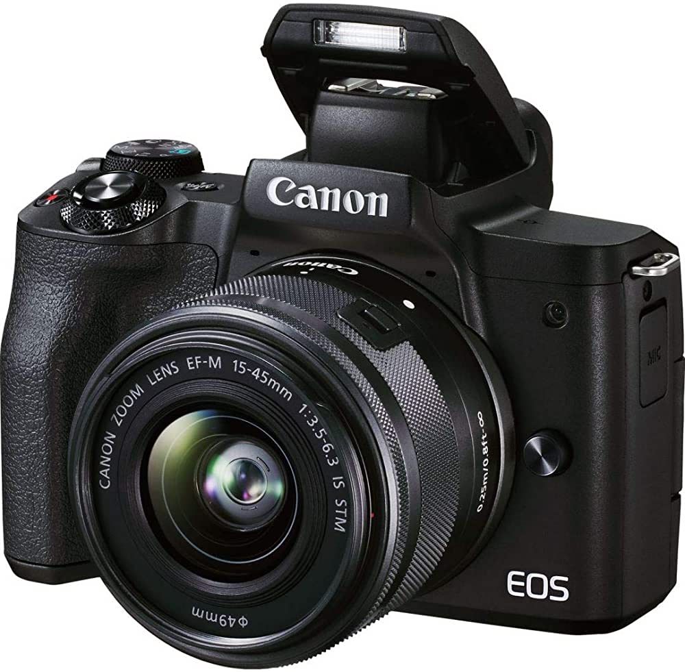 Canon EOS M50 Mark II + EF-M 15-45mm is STM Kit Black | Amazon (US)
