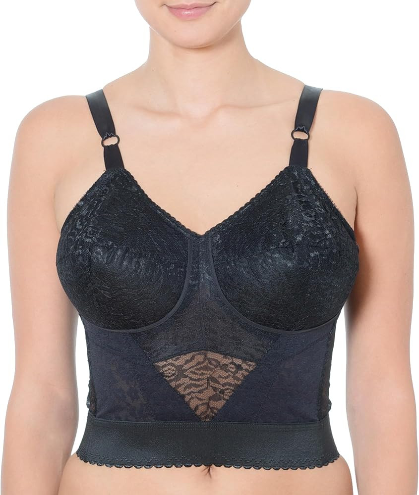Rago Style 2202 - Long Line “Expandable Cup” Bra | Amazon (US)