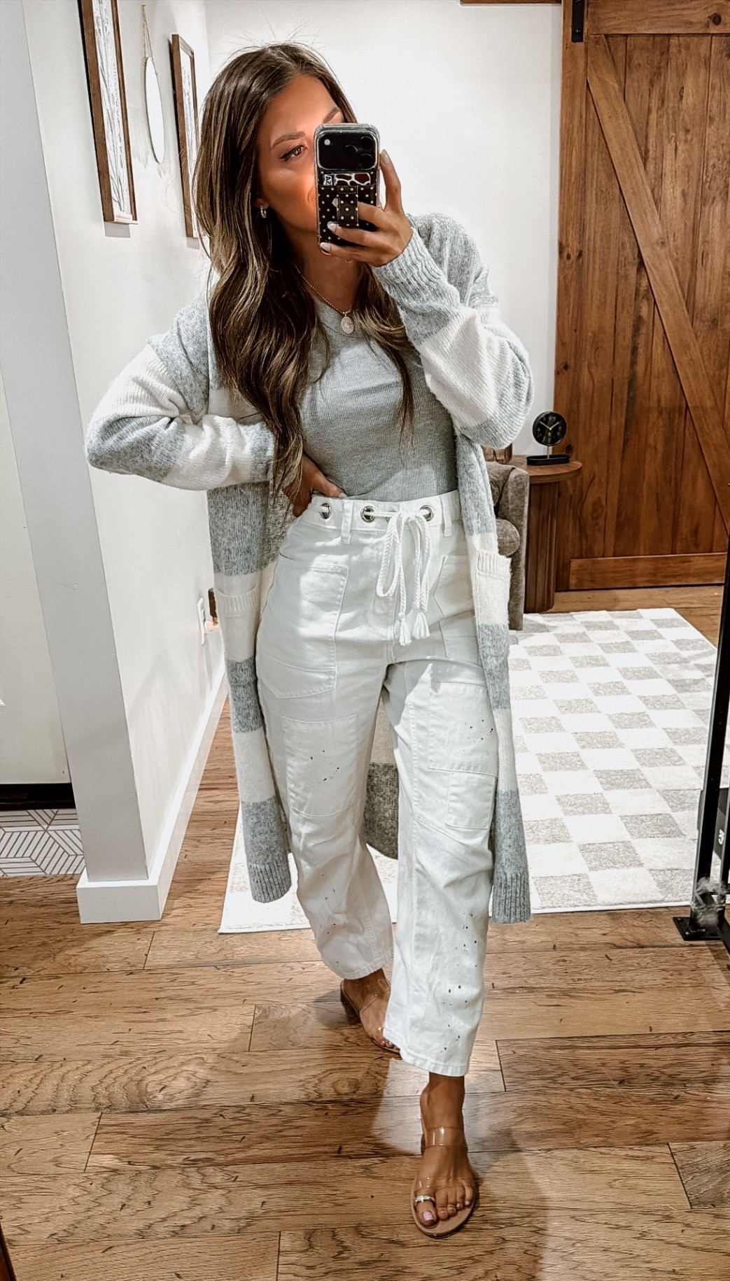 WORK OUTFIT.
My cardigan is from Walmart but sold out! I linked a similar Amazon one. 

#workstyle #ootd 

#LTKdayinmylife #LTKootd #LTKgrwm