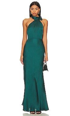Lovers and Friends Albie Gown in Dark Teal from Revolve.com | Revolve Clothing (Global)