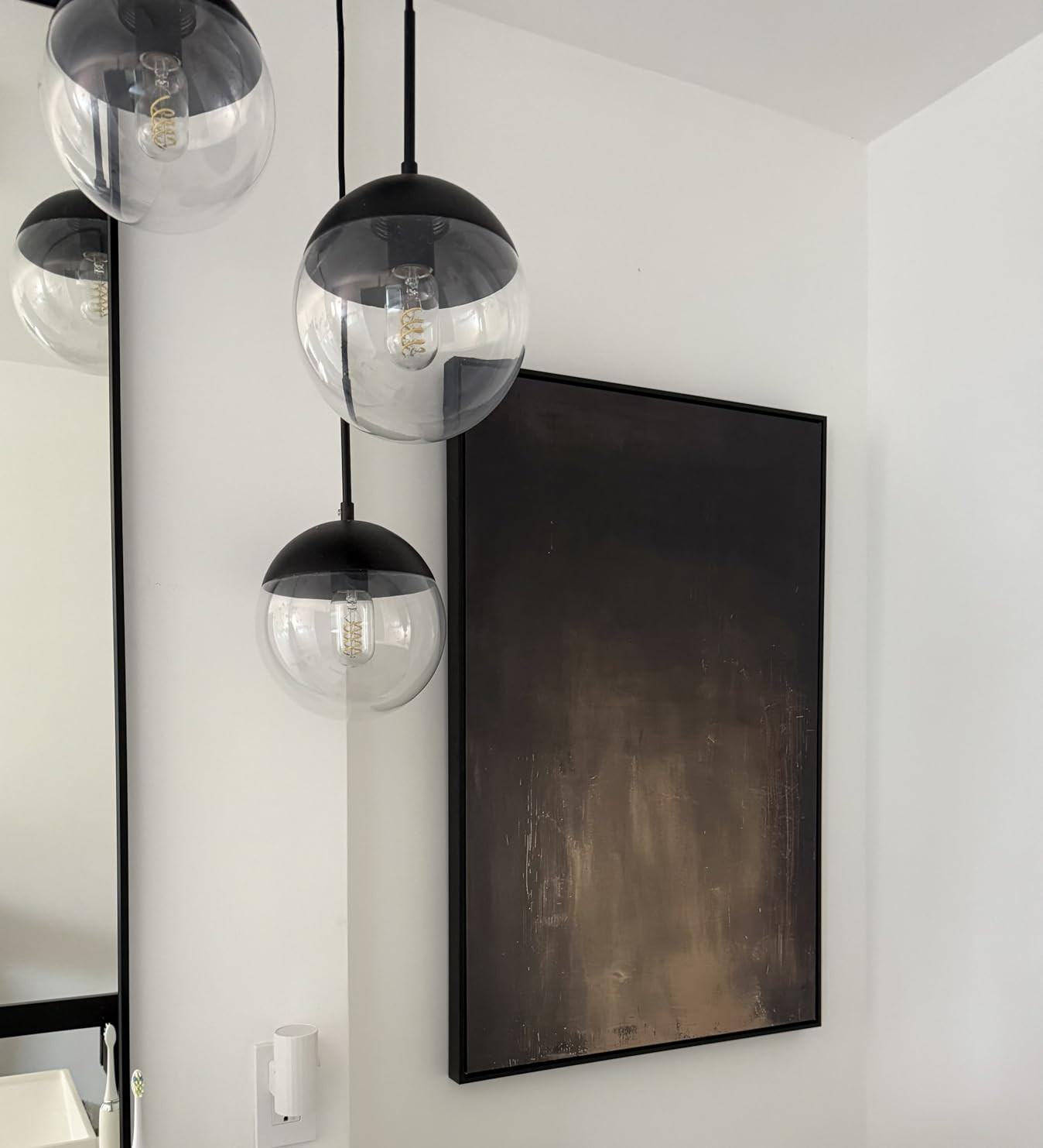 SIGNFORD Framed Canvas Print Wall Art Abstract Earthy Tones Rustic Neutral Illustrations Modern A... | Amazon (US)