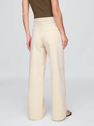 High Rise Stride Wide-Leg Jeans | Gap (US)