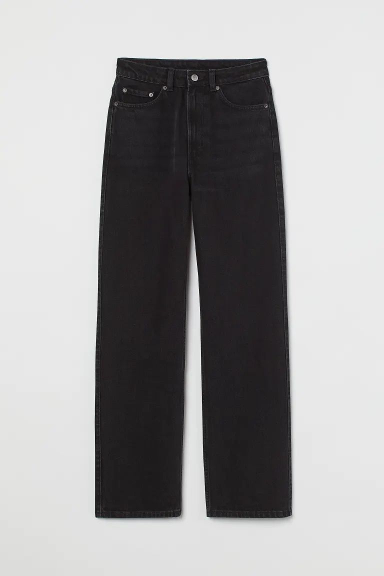 Rowe Extra High Straight Jeans | H&M (UK, MY, IN, SG, PH, TW, HK)